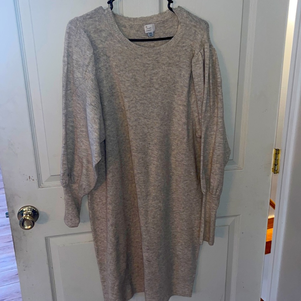 A new day Tan Sweater Dress